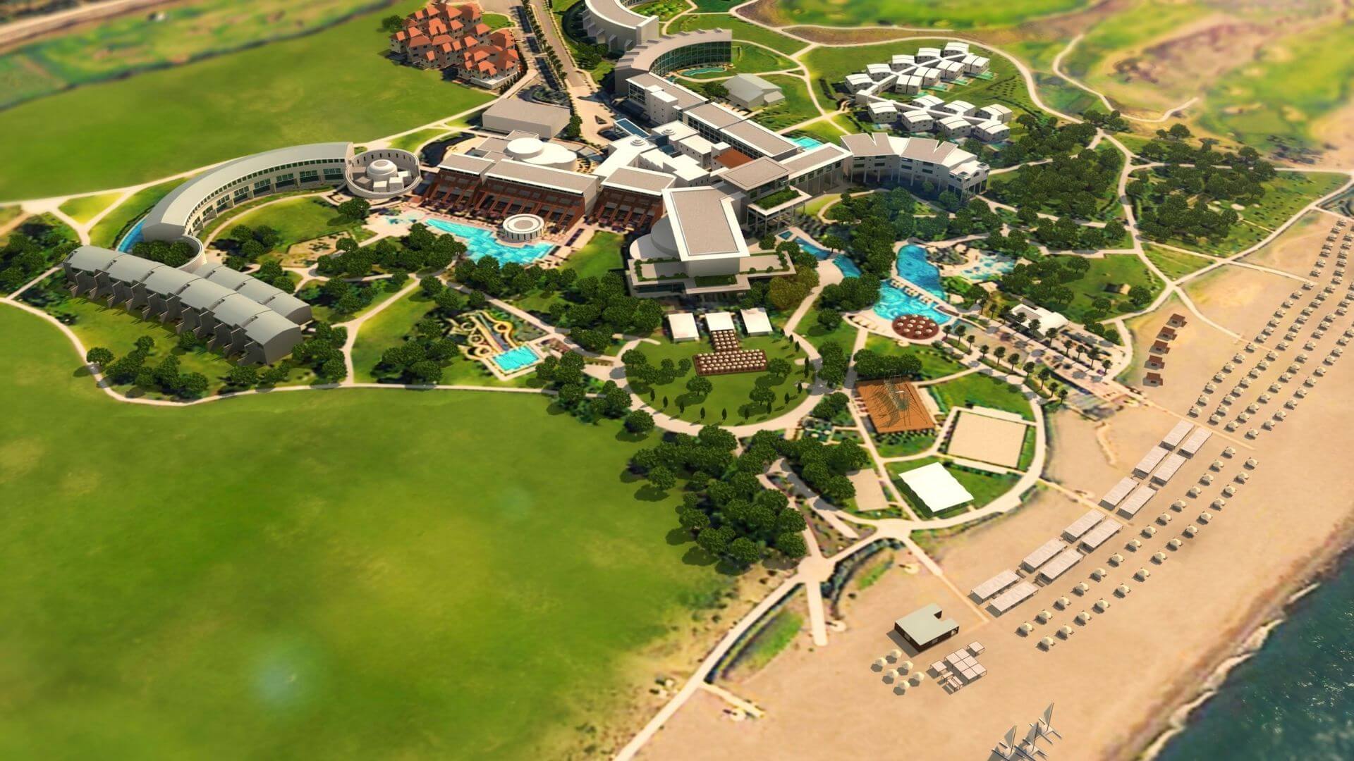 Lykia World & Links Golf – a resort featuring a Perry Dye links course and a 2.5 km beach