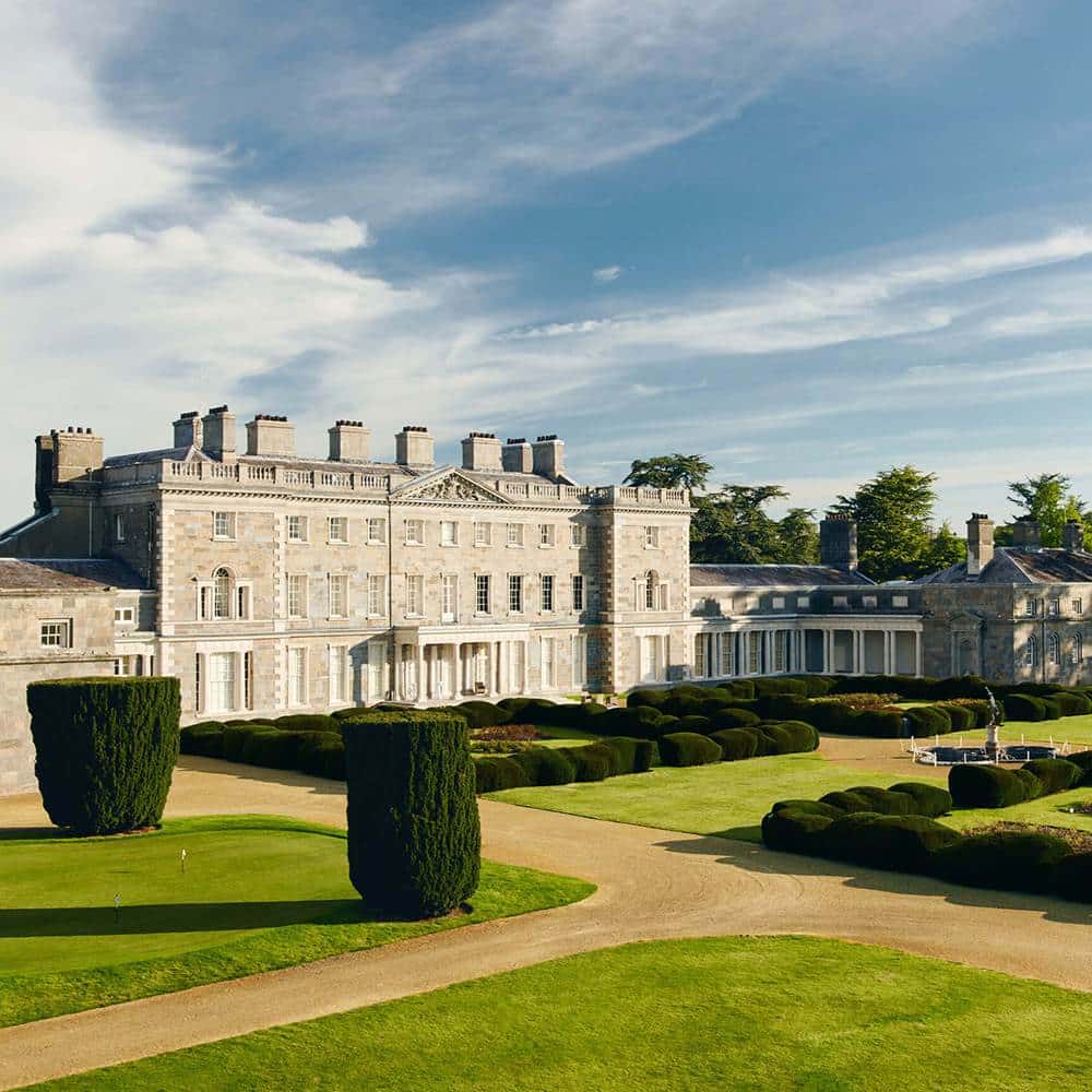 Carton House in Maynooth – a five-star golf resort featuring the Montgomerie course from the 2013 Irish Open