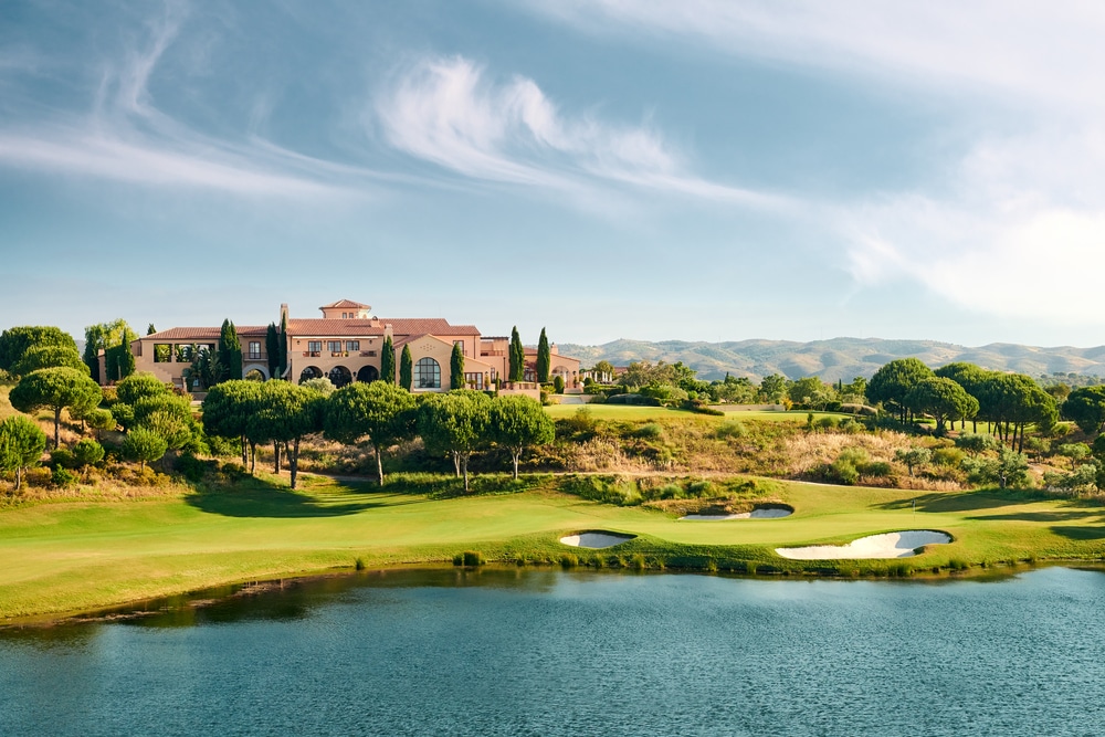 Monte Rei Golf & Country Club i Algarve – klubbhus vid Jack Nicklaus-banan