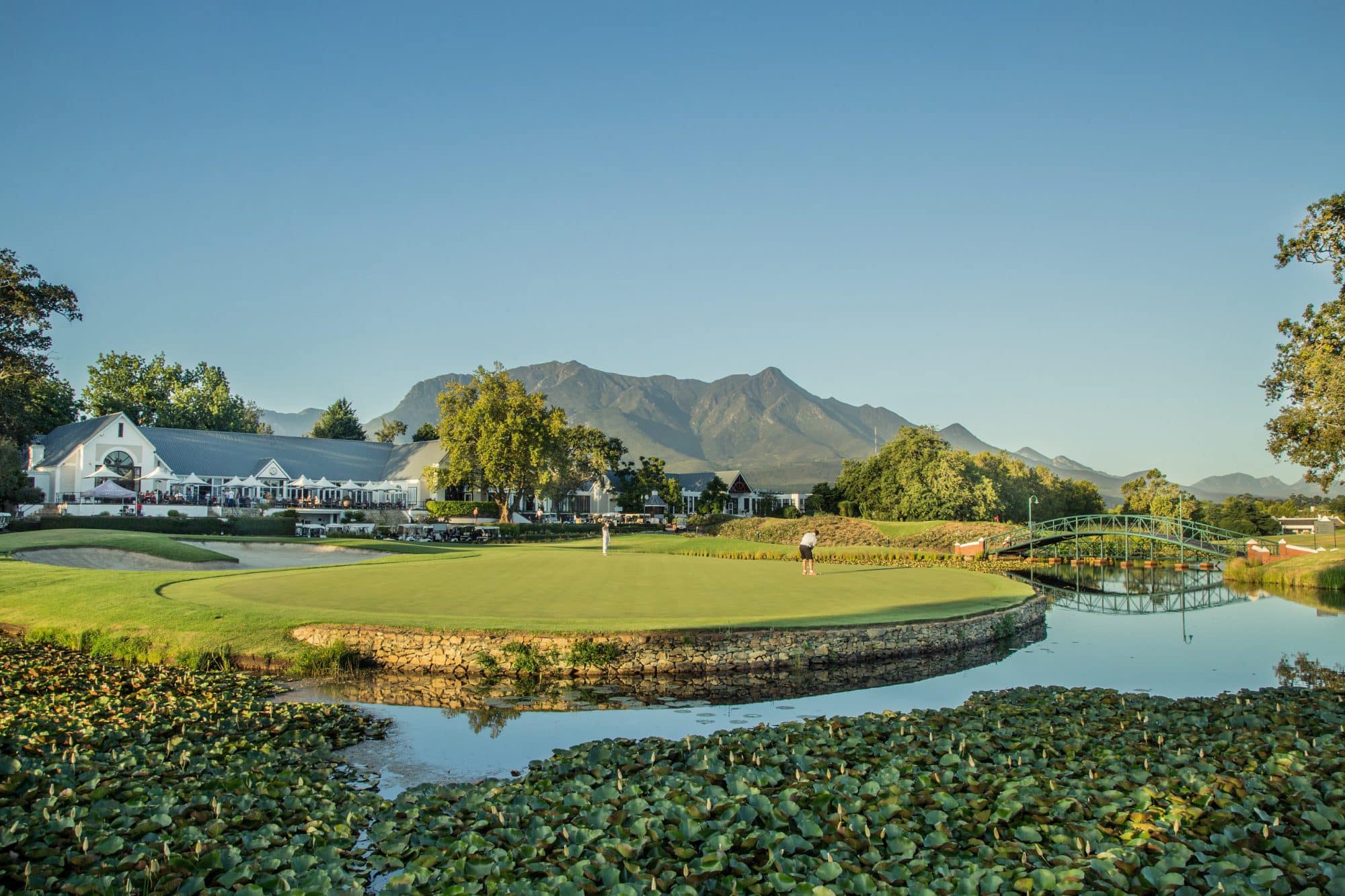 Golf i Sydafrika – Montagu-banen på Fancourt ved Garden Route med Outeniqua-bjergene